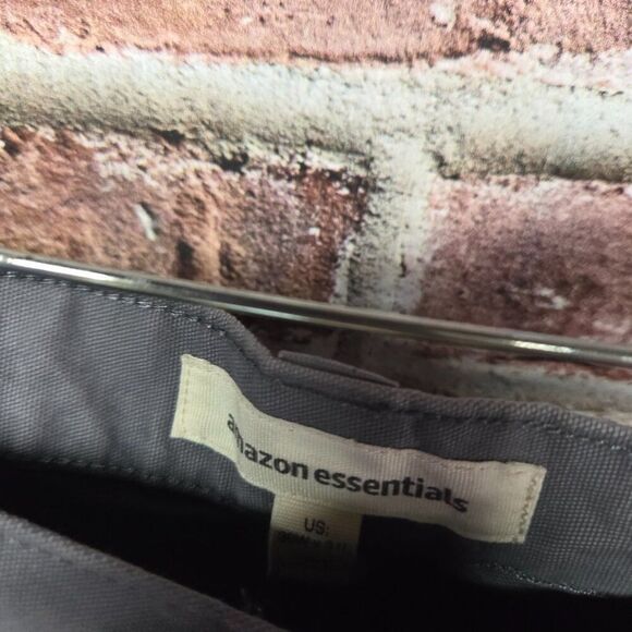 Amazon Essentials Grey Carpenter Utility Pants – Men’s 36x31 Canvas Workwear - Picture 4 of 7